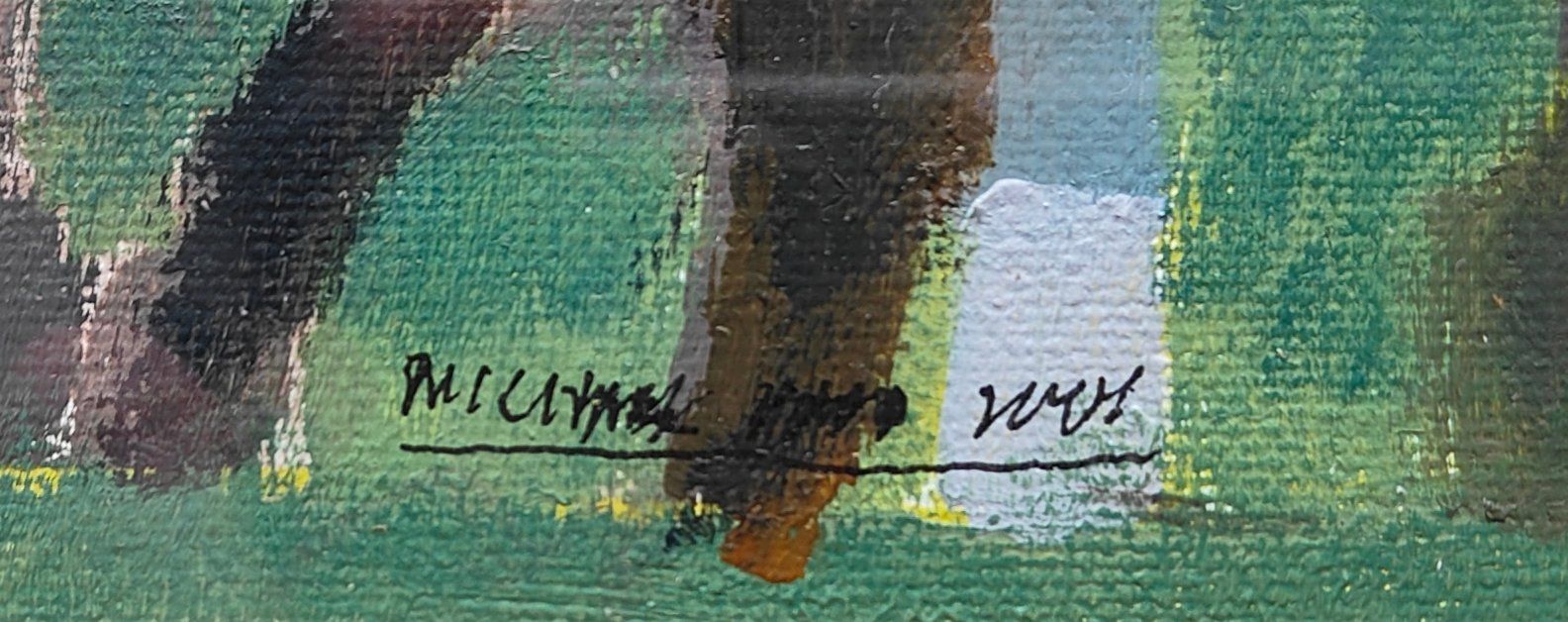 Dipinti: MICHAEL FORD (1920 - 2005) CHESTER COUP – Usato da Chêne-Bougeries venduto da Art-T55 2
