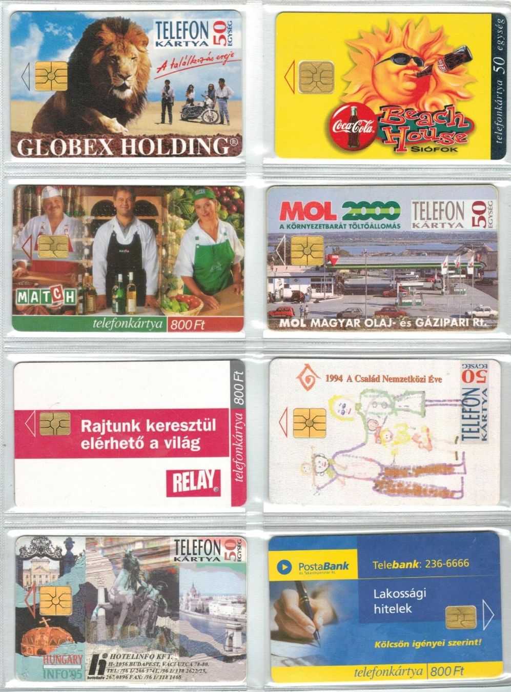 Cartes de téléphone: 8 Telefonkarten Ungarn – D'occasion à Zürich par Tolima194