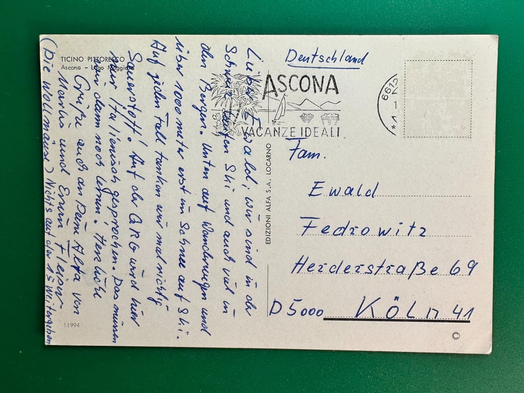 Cartes postales: Ascona - Lago Maggiore - Oldtimer – D'occasion à Steg VS par danwer74 1