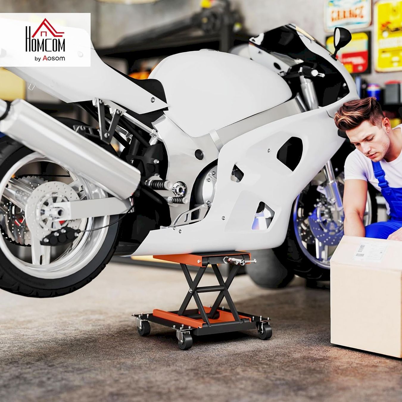 Ständer: Motorradheber 500 kg 135-390mm – Neu und originalverpackt aus Bottighofen von zaap 1