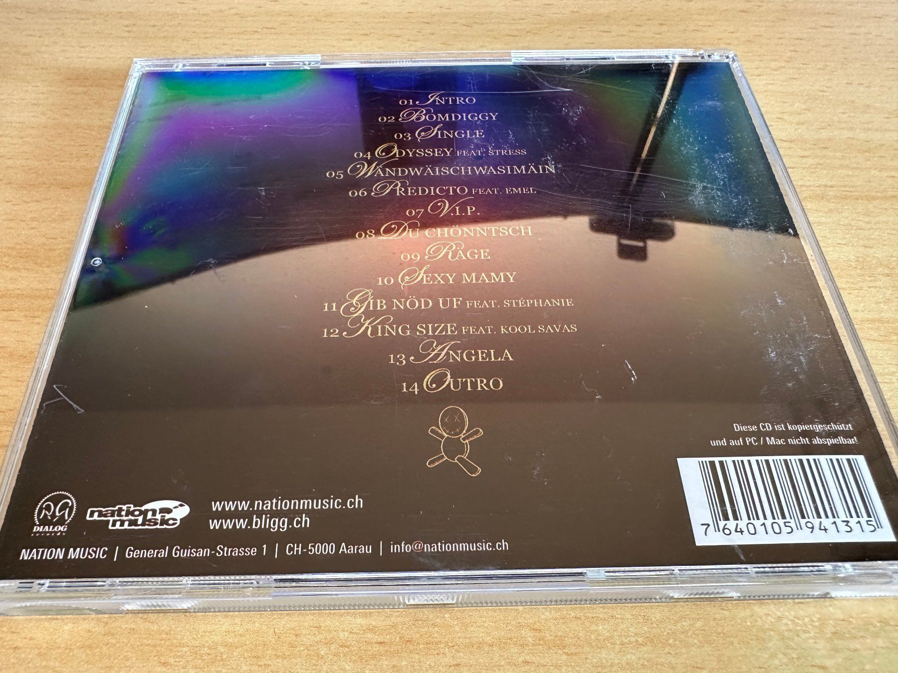 CD: Bligg – Odyssey – Usato da Rikon im Tösstal venduto da Alpenmutz 1