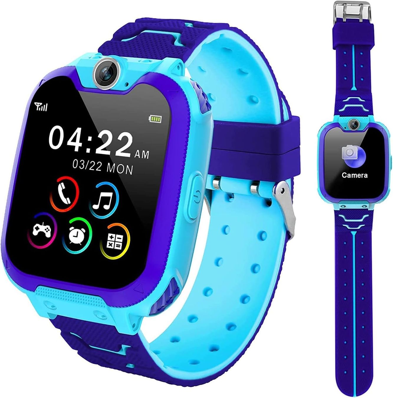 Smart Smartwatch: Kinder-Smartwatch Telefonfunktion SOS-Funktion Touchscreen – Nuovo e nell'imballaggio originale da Vacallo venduto da cri_229f