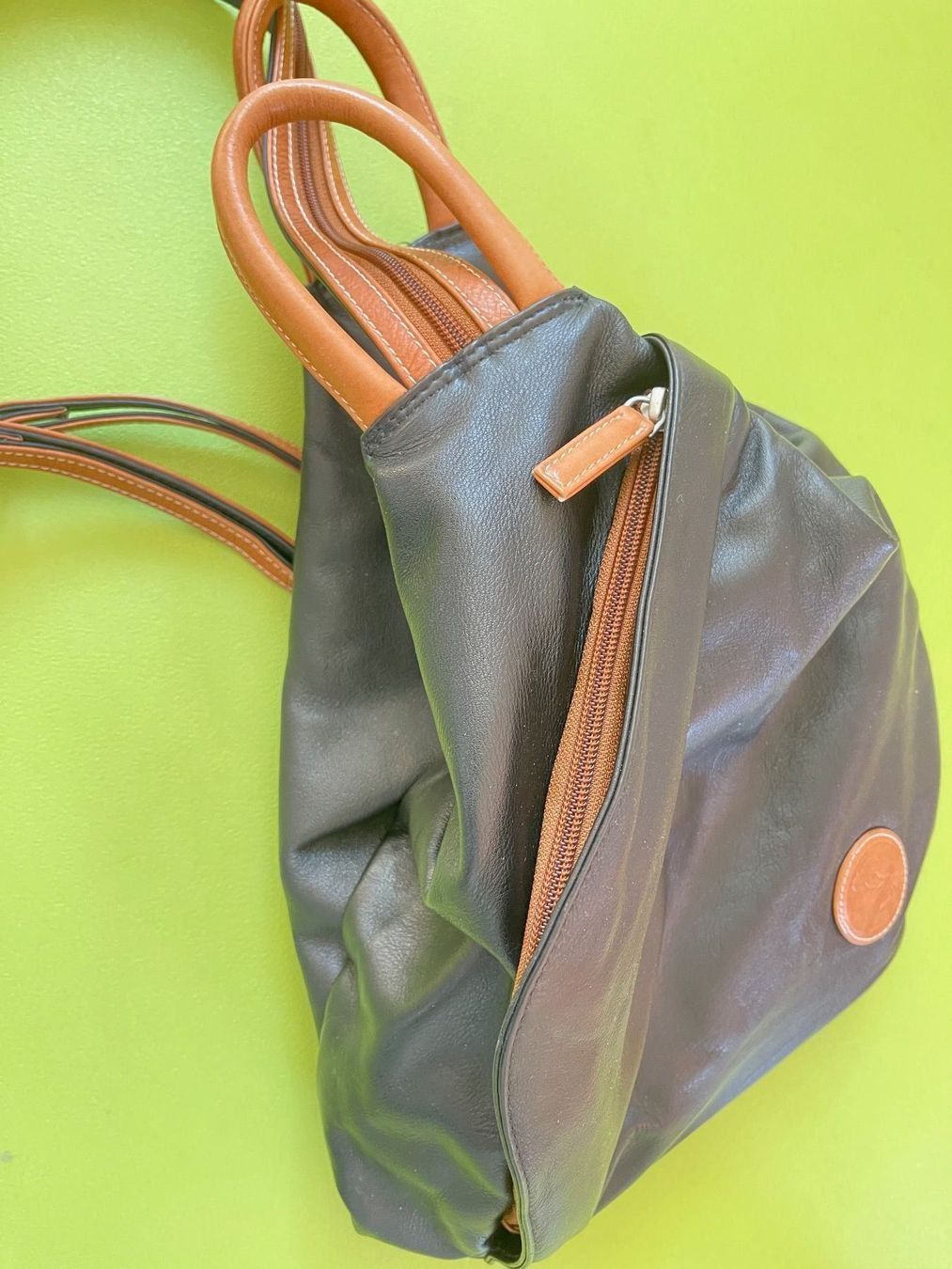 Borse da donna: Rucksack-Handtasche Leder neuwertig – Nuovo (secondo la descrizione) da Winterthur venduto da 1956ingi