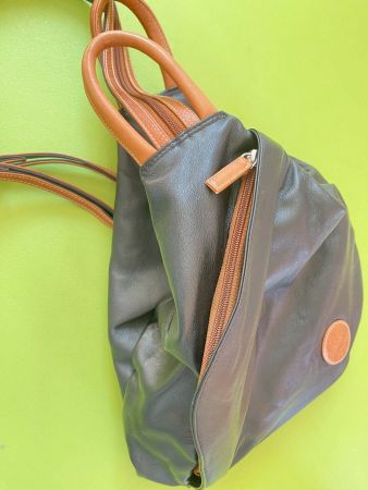 Rucksack-Handtasche Leder neuwertig