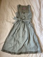 Marjo Dirndl Alling himmelblau grösse 34, rocklänge 70cm