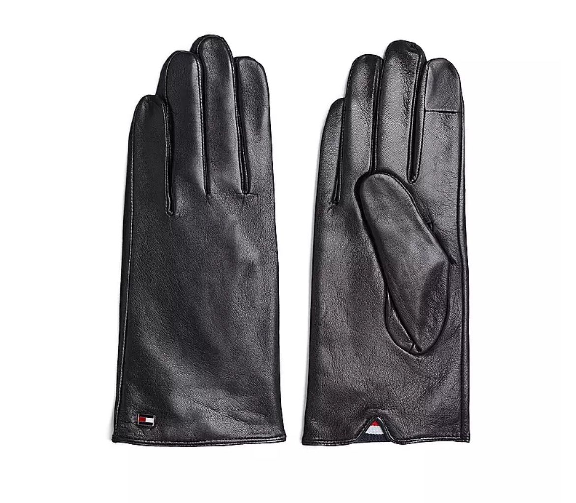 Guanti & manicotti: NEW Lederhandschuhe Tommy Hilfiger schwarz L – Nuovo e nell'imballaggio originale da Zumikon venduto da nat_96zs