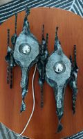 Brutalist Designer Wandlampe Tom Ahlstrom / Hans Ehrich 1970