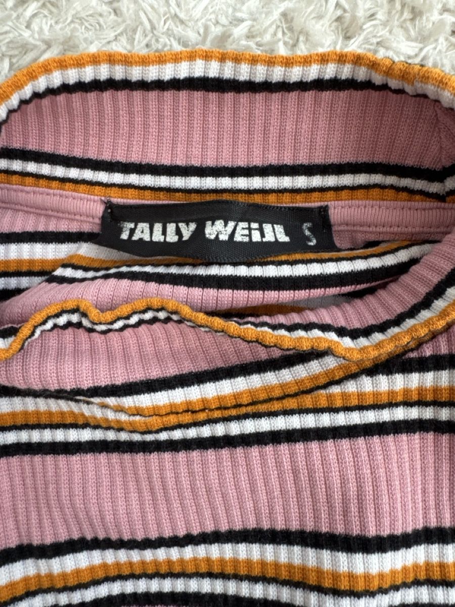 Tally Weijl Top: Tally Weijl Shirt, Gr. S, gestreift – Usato da Gächlingen venduto da anjuli_123 1