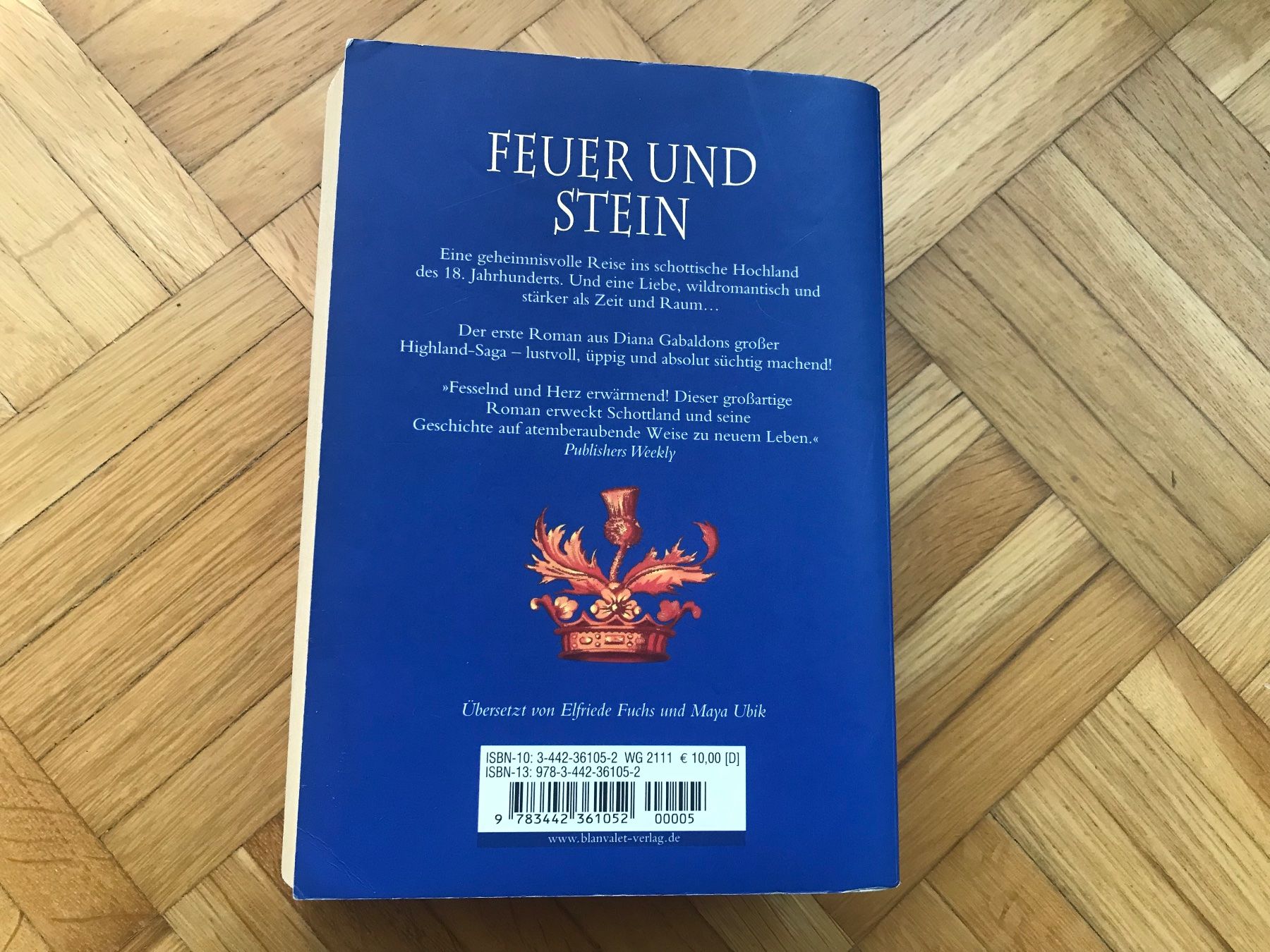 Bücher: Diana Gabaldon - Feuer und Stein – Gebraucht aus Emmenbrücke von Hathor123 1