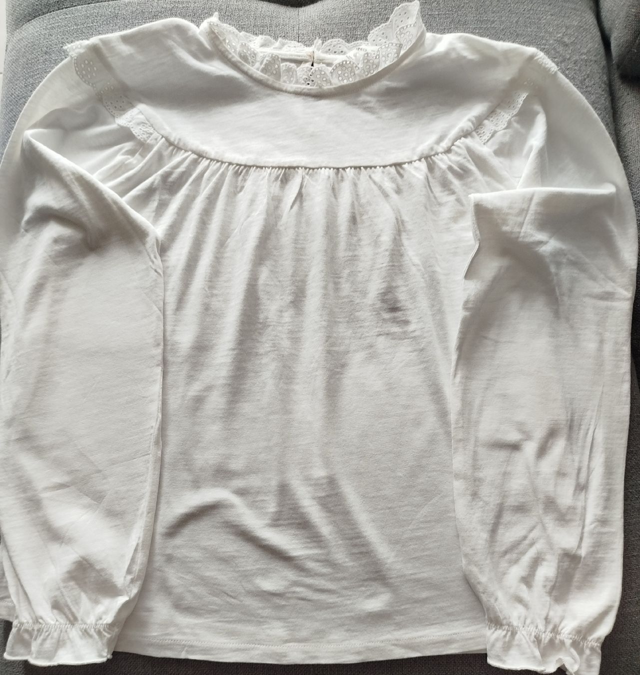 Mango Camicette, T-shirt & Top: Dünnes Mängo Top offwhite 162 – Usato da Münchwilen AG venduto da Lillyfee08