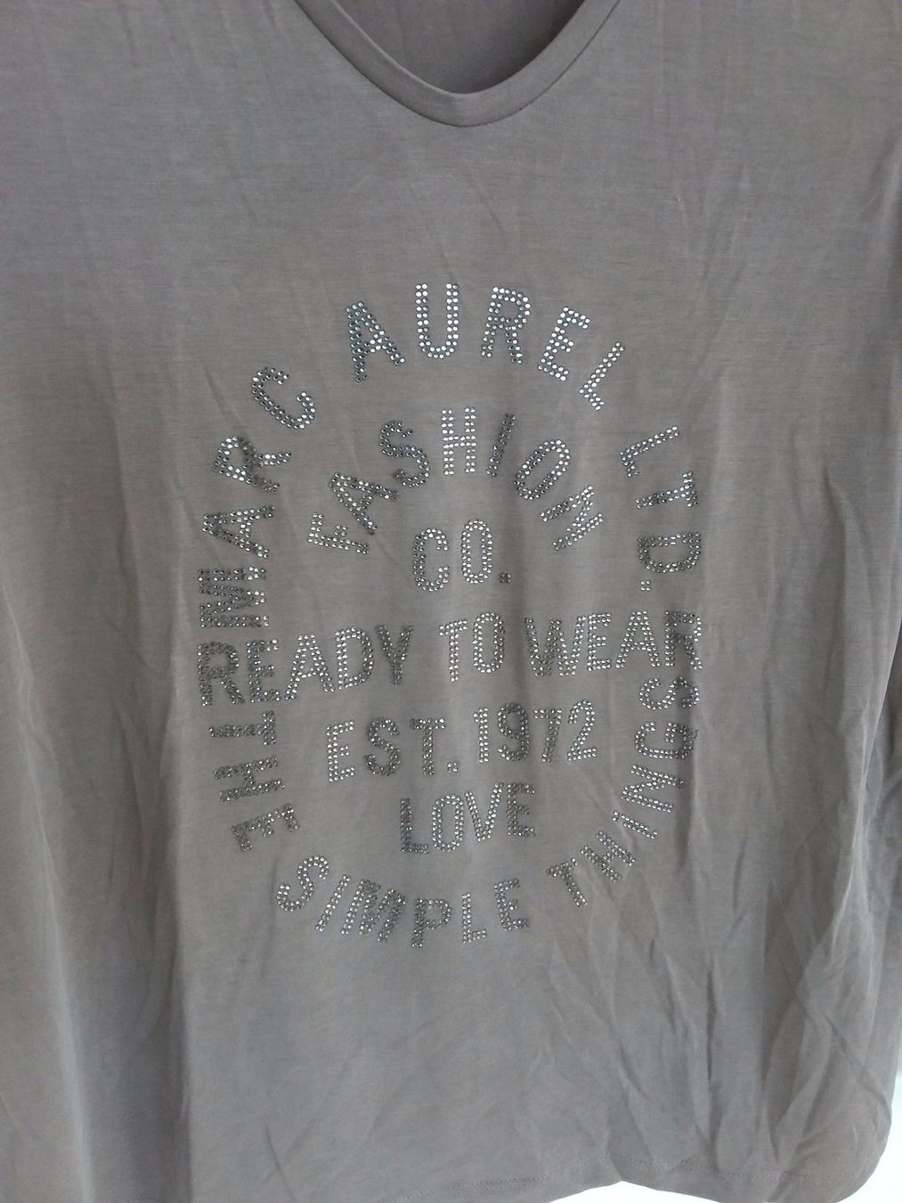 T-shirt: MARC AUREL Glitzer Shirt, Gr 38 – Usato da Immensee venduto da Btrutmann 2