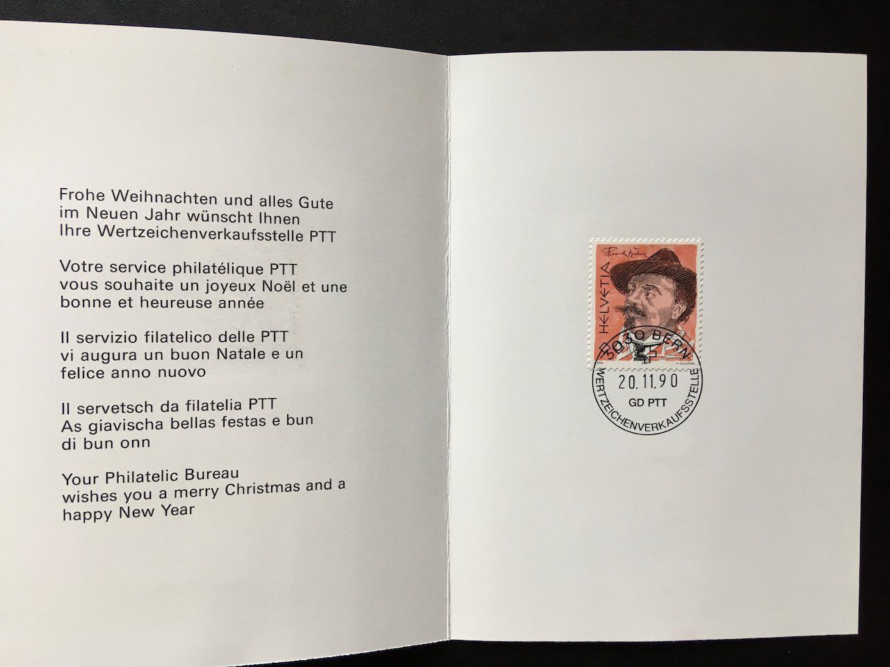 Tutti i francobolli: Lot mit 6 PTT-Weihnachtskarten 1983-90 – Usato da Nesslau venduto da andi_hon 5