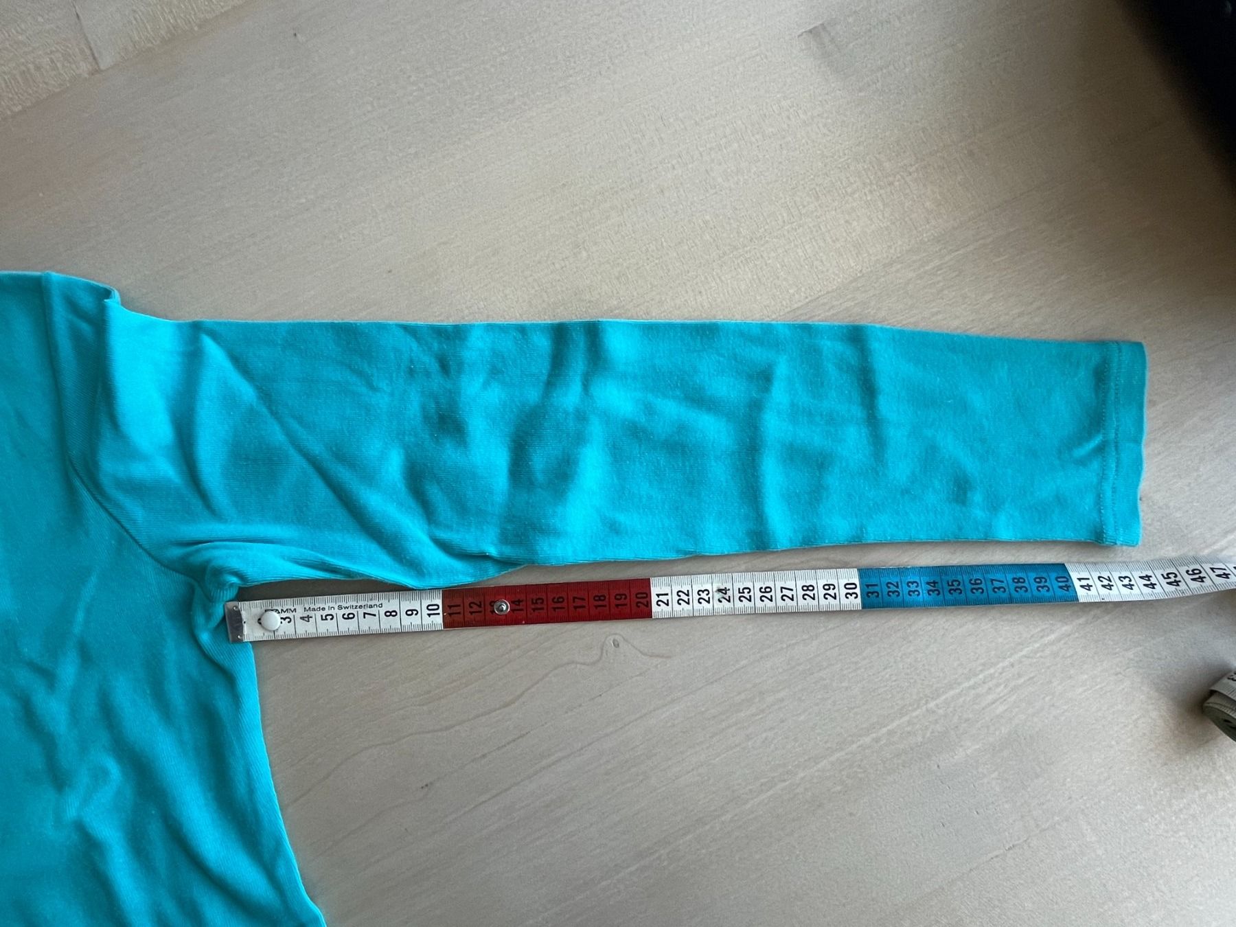 T-shirt: Baumwollshirt türkis Grösse 38 – Usato da Uetendorf venduto da Florabella01 4