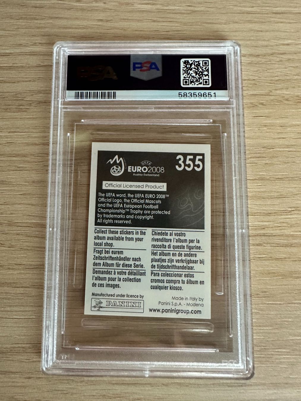 Panini Sammelbilder & Trading cards: Thierry Henry Panini Euro 2008 Sticker PSA 7 – Neu (gemäss Beschreibung) aus Hagendorn von Pokecollectorch 1