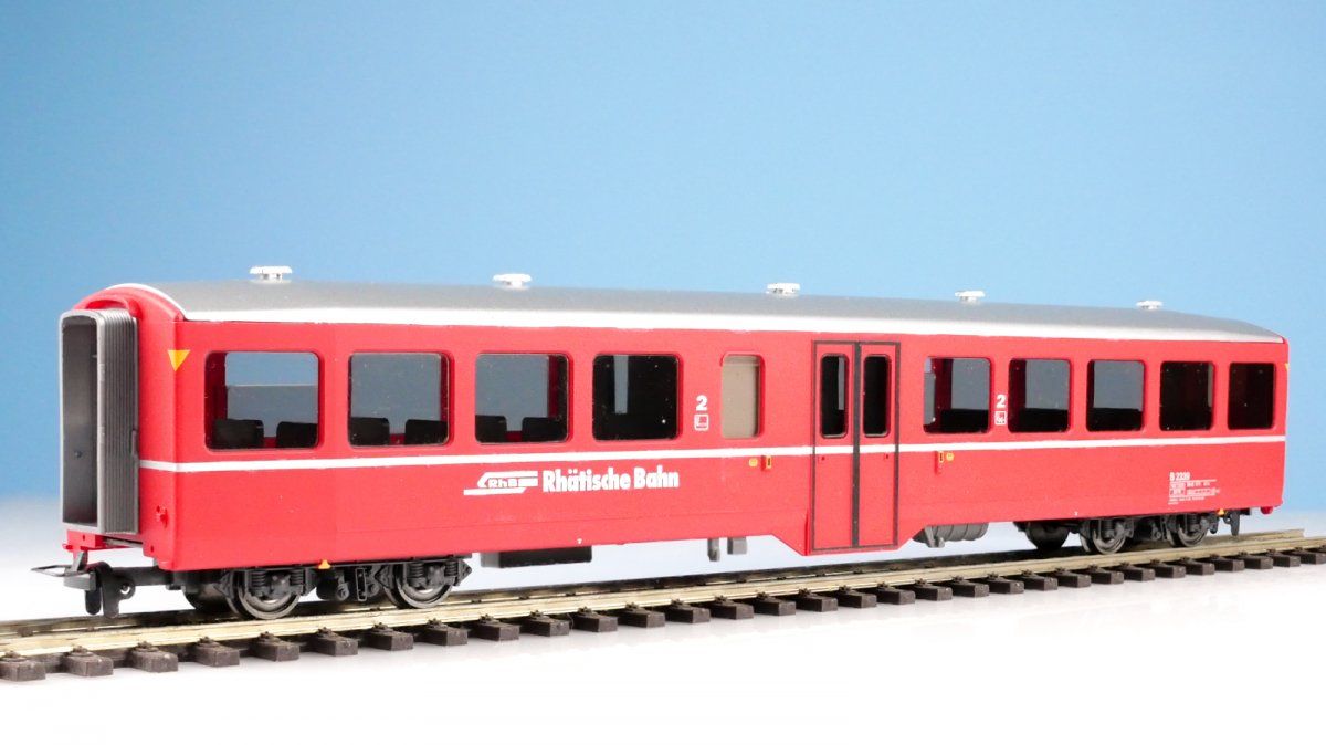 Bemo Modellini di ferrovie: Bemo 3286 139 RhB EW I B 2339 – Nuovo e nell'imballaggio originale da Dagmersellen venduto da fis_9hty