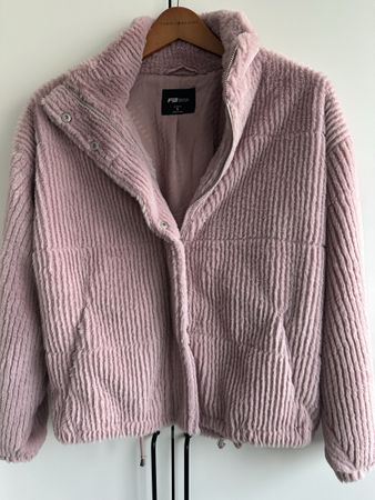 Winterjacke FB Sister, Gr. S, Cord, Rosa, Top Zustand
