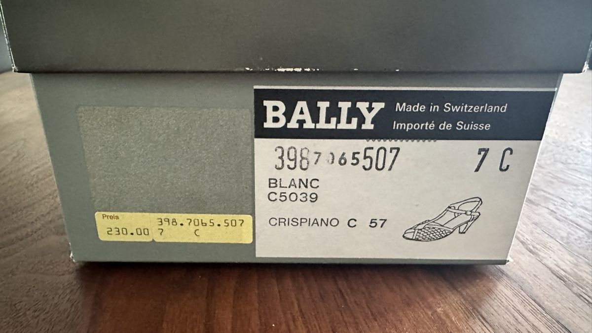 Bally Damenschuhe: Bally Vintage Rimchensandale. – Gebraucht aus Bern von HeinzHu 3