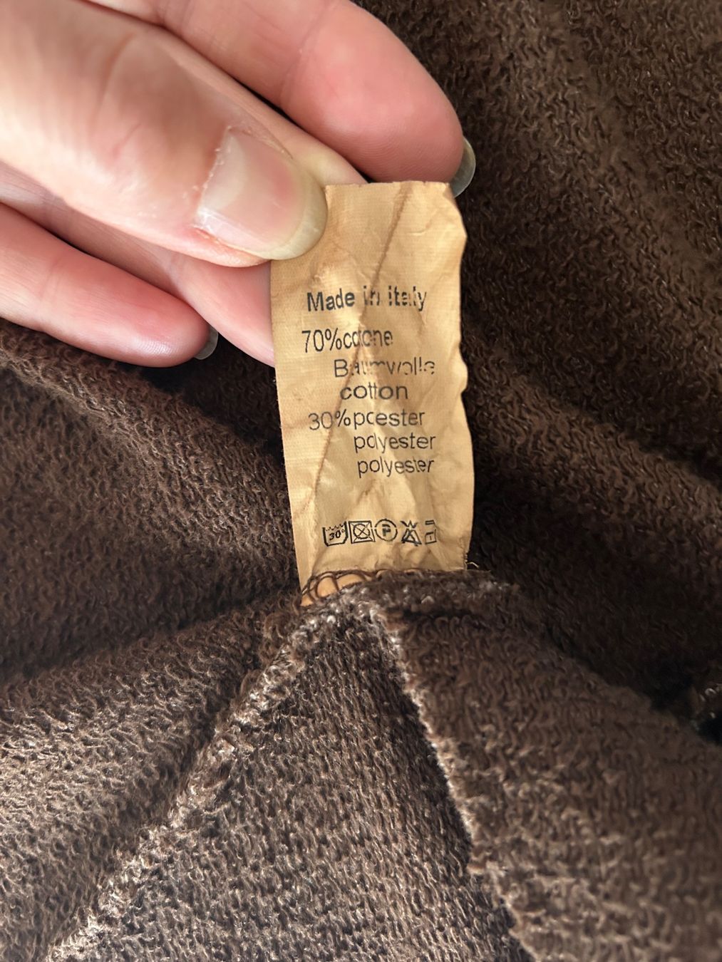 Giacche: Braune Sa' Sa' Jacke mit Kapuze, Grösse One Size – Usato da Magden venduto da ros_97bz 3