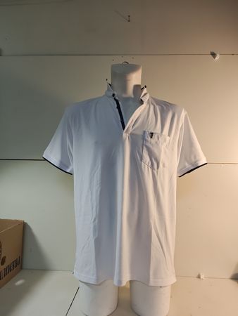 Polo T-Shirt von Golden in weiss, Herren Gr. XXL. (nov342)