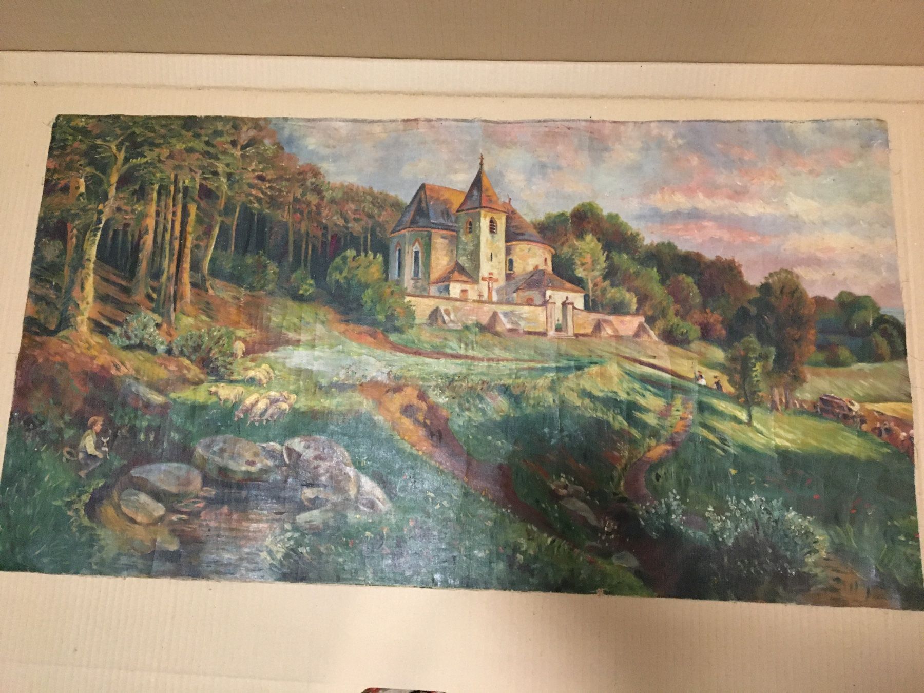 Gemälde: Antikes Gemälde Oel/Leinwand – Gebraucht aus Siebnen von Starlauf 1