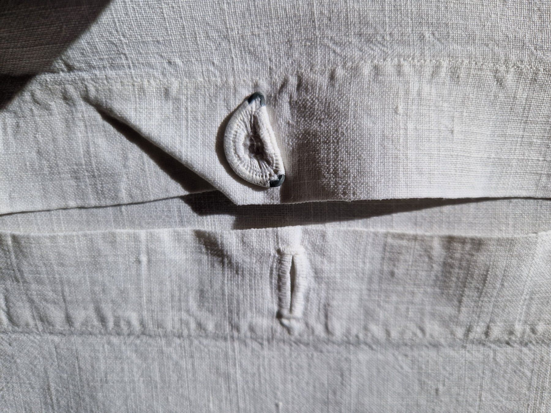 Biancheria da letto: Leinen Kissenbezug mit Monogramm MR – Usato da Bern venduto da Antikbatik 9