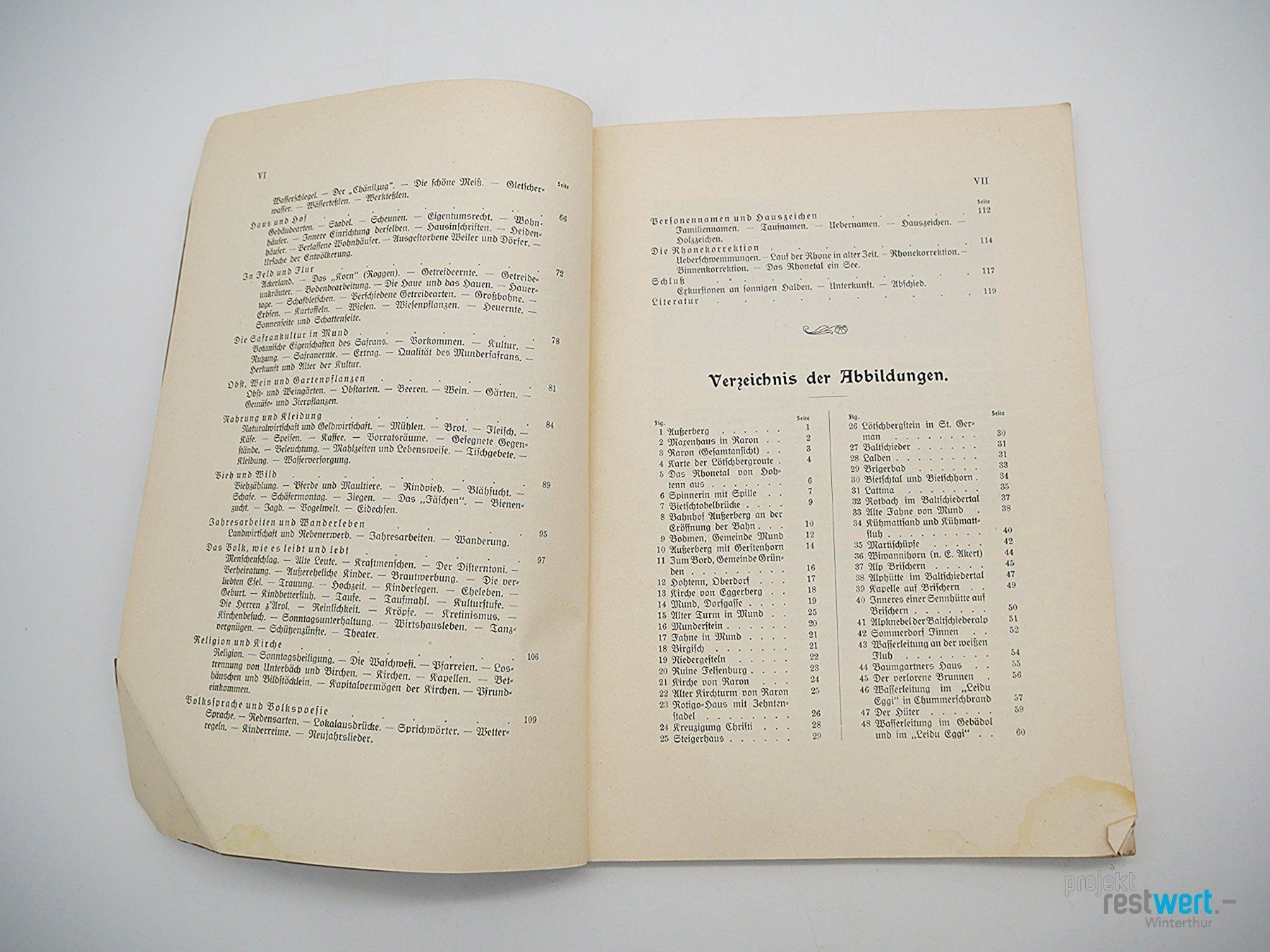 Bücher: F.G.STEBLER / "Sonnige Halden am Lötschberg." – Gebraucht aus Winterthur von Restwert_Winterthur 3
