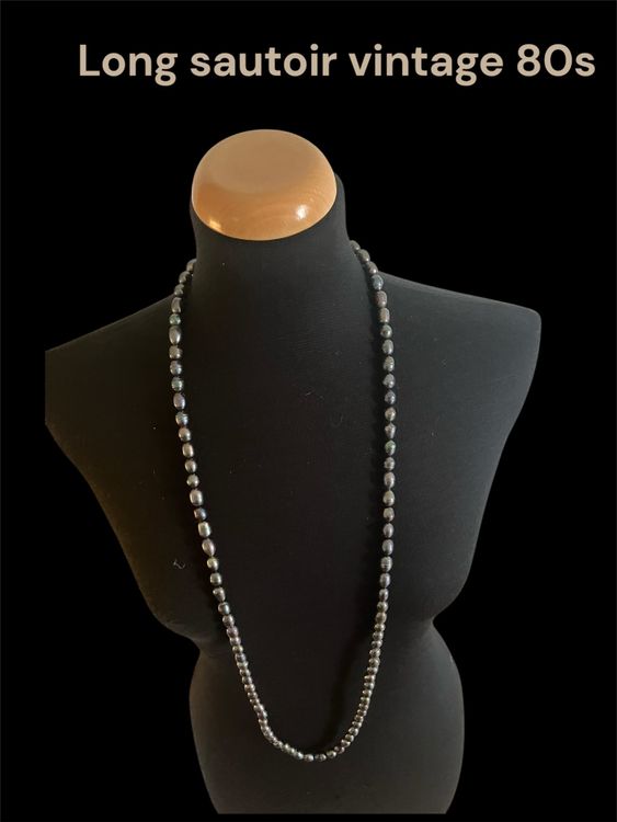 Superbe Sautoir Vintage Rose Poudré - Style Bohème Chic