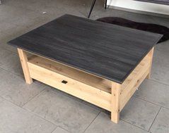 Couchtisch Eiche Artisan mit 2 Schubladen