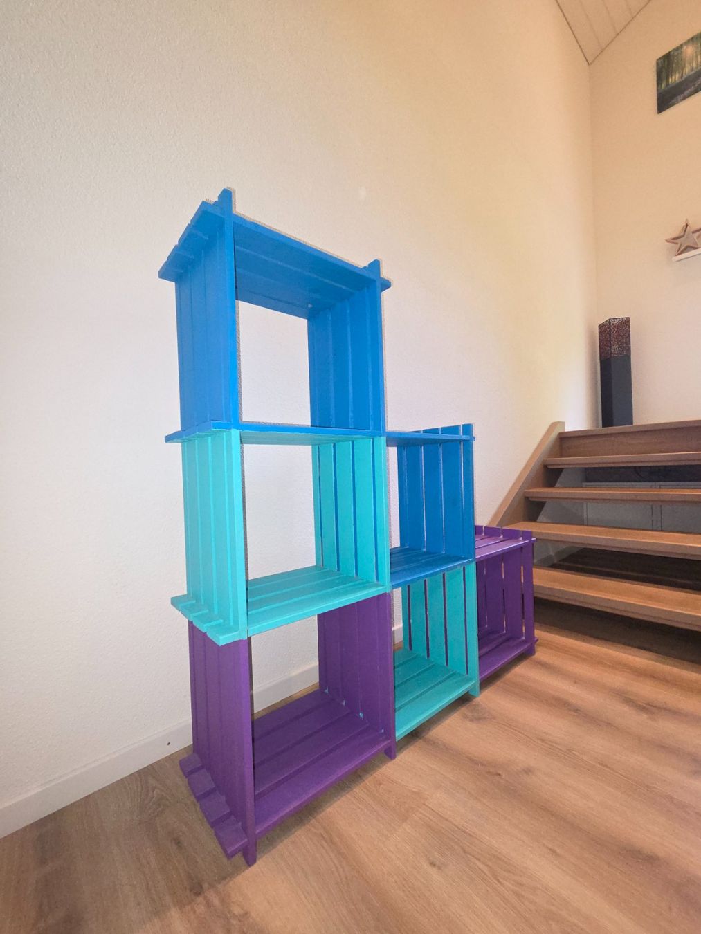 Scaffali: Farbiges Holzregal – Usato da Frauenfeld venduto da Thomas_m79 1
