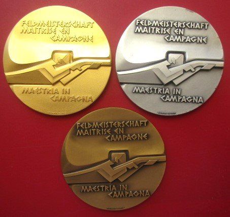 Medaglie: SSV Feldmeisterschaft - Gold - Silber - Bronze – Nuovo (secondo la descrizione) da Luzern venduto da Horoskop1