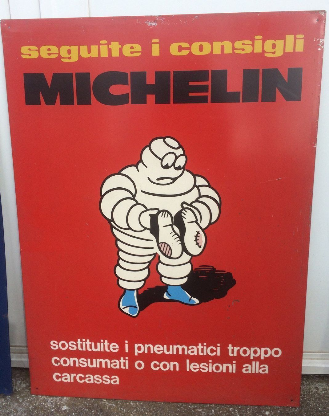 Michelin Schilder: 3 Schilder Michelin Bibendum Reklame – Gebraucht aus Zürich von RudiRock 1