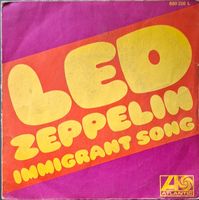 Vinyl-Single Led Zeppelin - Immigant Song