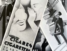 Régie Française Cigarettes - 6 alte Werbungen 1930/37