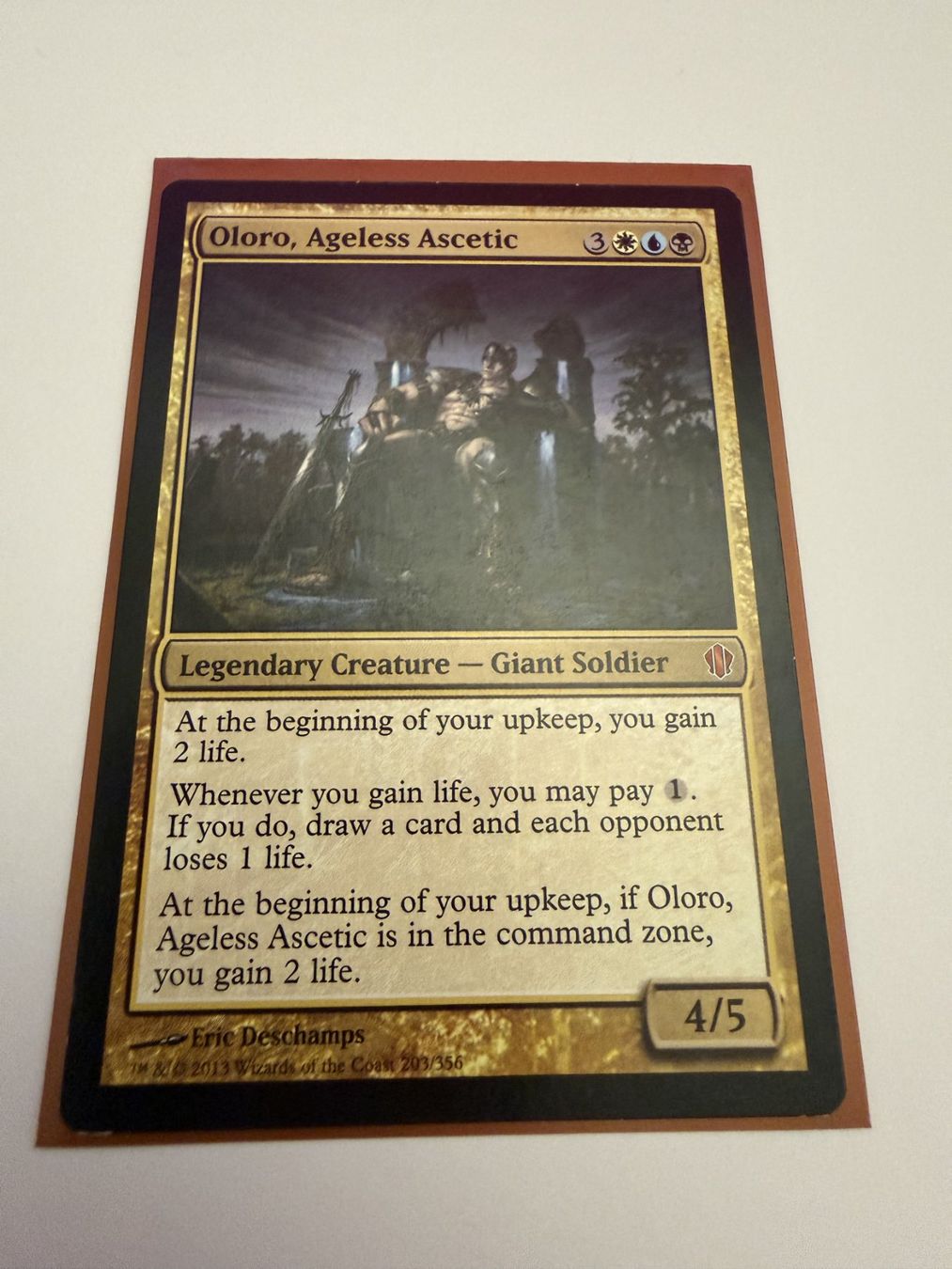 Magic The Gathering Carte collezionabili: Carte Magic The Gathering Oloro, Ageless Ascetic – Usato da Kloten venduto da Mumiiin 1