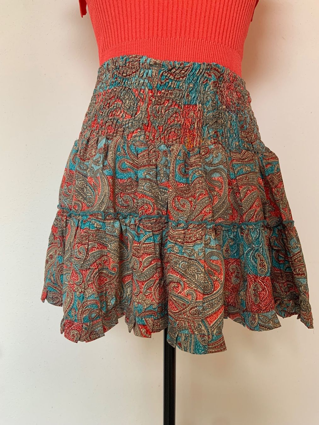 Gonne: Boho Minirock mit Seide – Nuovo (secondo la descrizione) da Sigriswil venduto da ck56 1