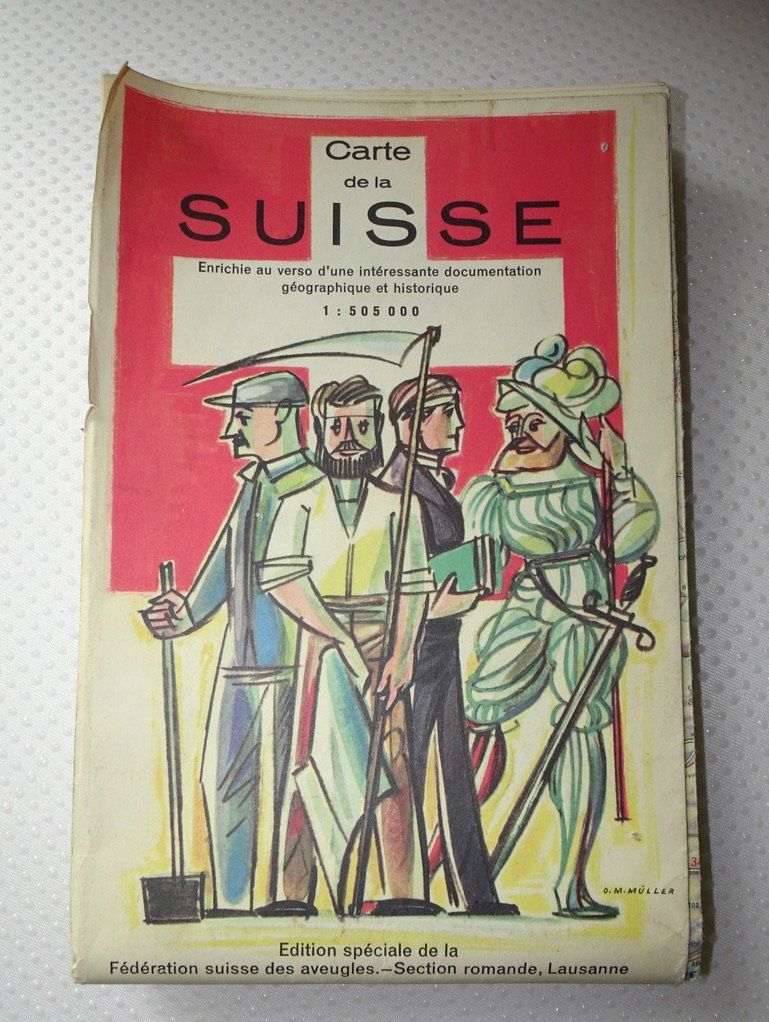 Landkarten & Atlanten: Carte de la Suisse - Edition spéciale – Gebraucht aus Châtelaine von Gio54321