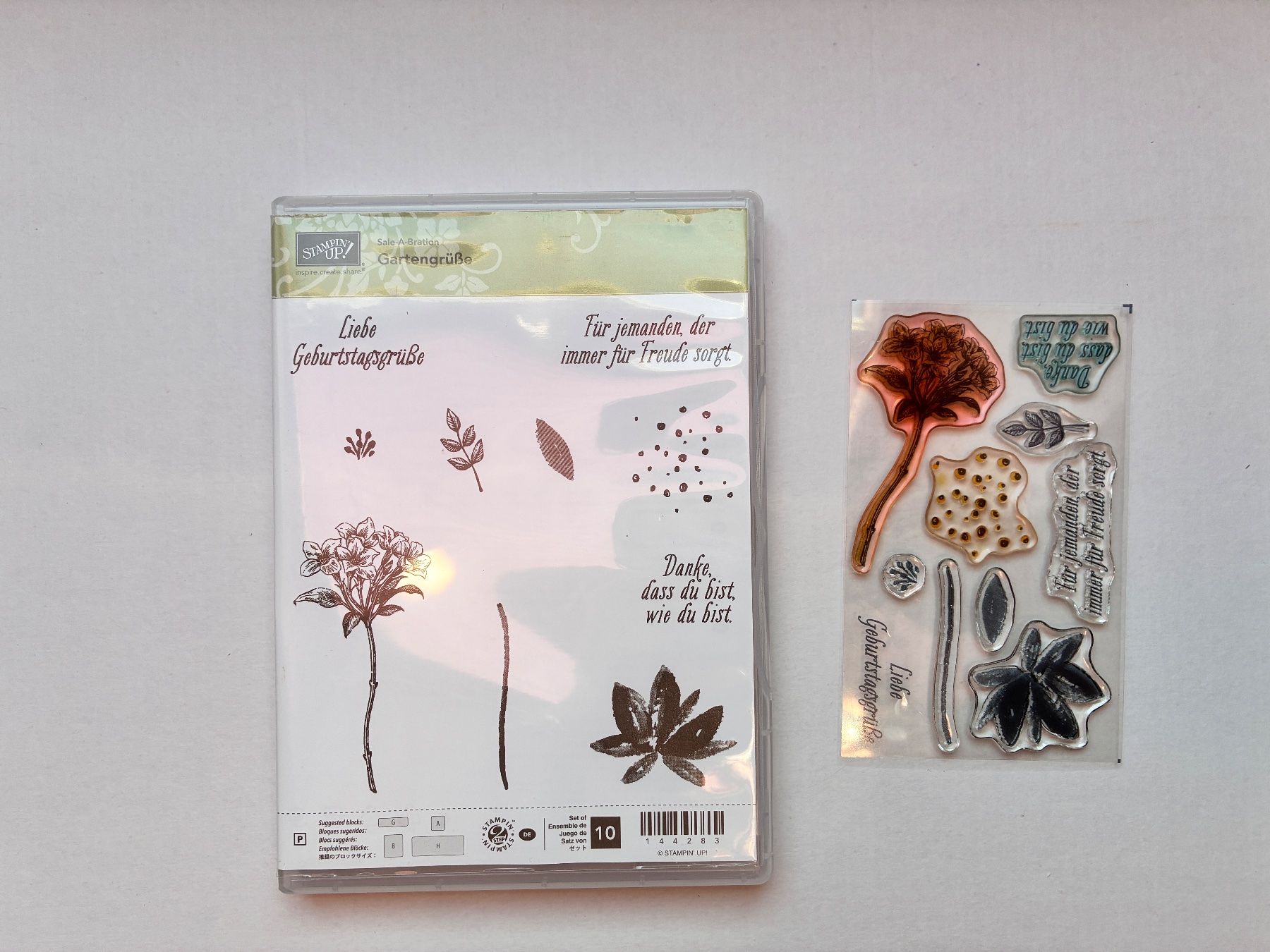 Stampin' up! Tampons: Stampin' Up! Stempelset "Gartengrüße" – D'occasion à Glattfelden par Qwerasdf