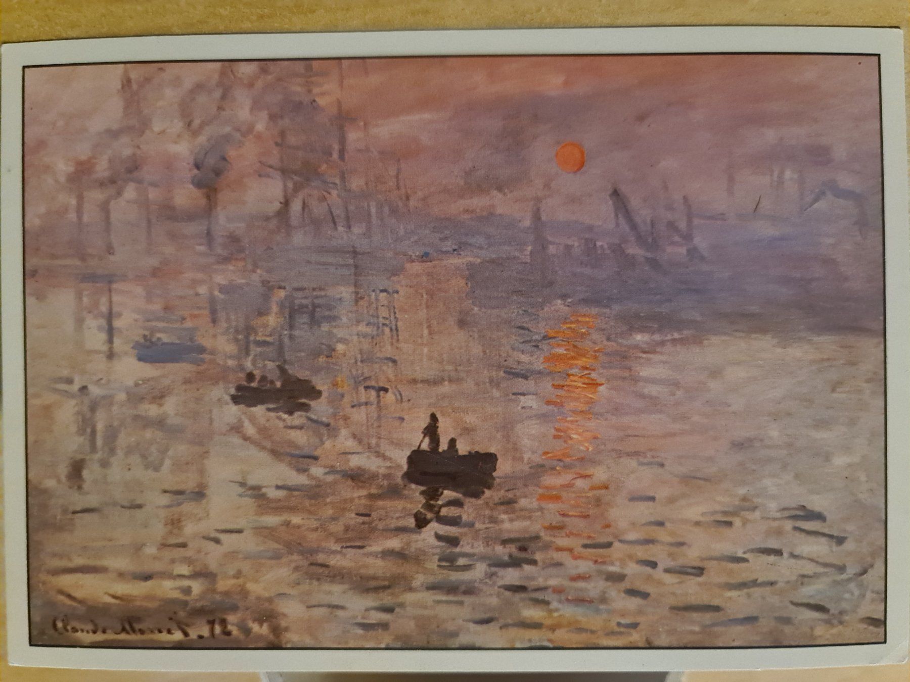 Cartoline postali: Ansichtskarte Claude Monet Impression, Soleil levant – Nuovo (secondo la descrizione) da Dintikon venduto da Vexi