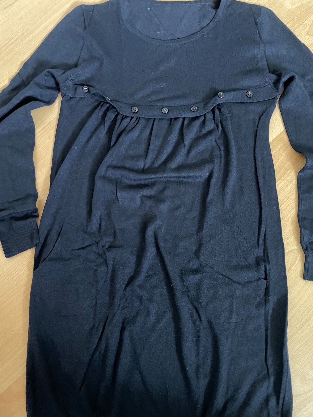 Kleider: Schönes dunkelblaues Strickkleid Grösse S/M – Gebraucht aus Rothenburg von strize83 2