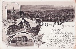 Altstätten Ak 1898  5 Bild Ansicht  Winkler u. Voigp No.471