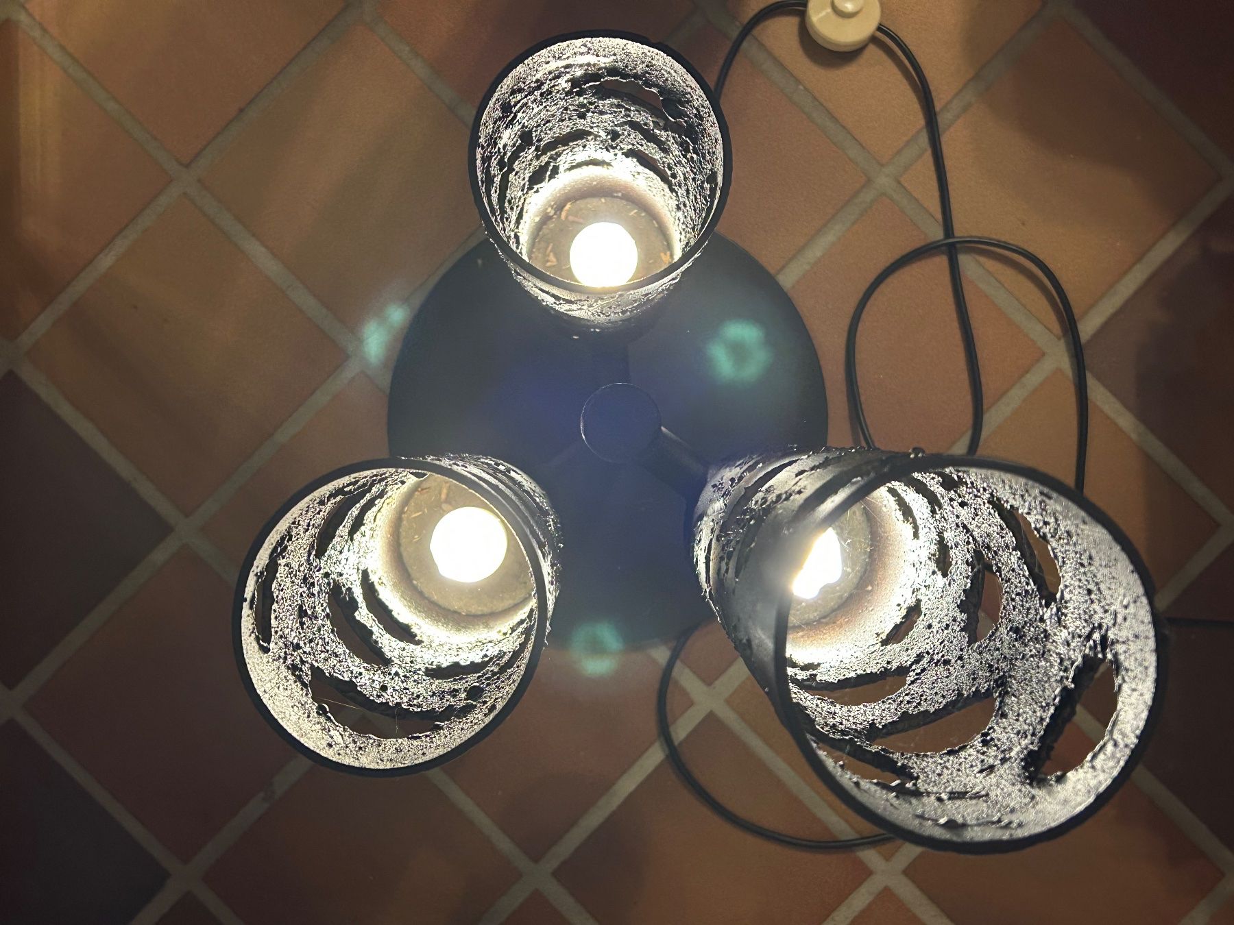 Lampen: Handgemachte Lampe aus Baustahl – Gebraucht aus Benglen von silversun79 2