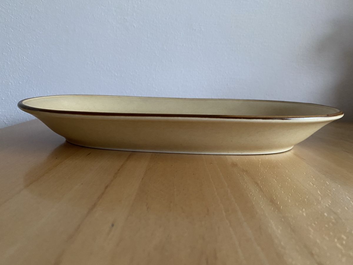 Rössler Piatti di portata: Rössler Servierplatte beige-gelb Grösse 32 – Usato da Schwarzenburg venduto da Michellu 2