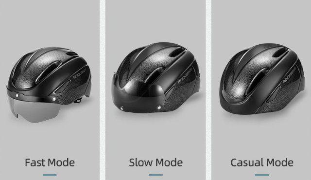 Caschi: Fahrrad Helm mit Licht und Brille – Nuovo e nell'imballaggio originale da Châtelaine venduto da topshop.switzerland 4