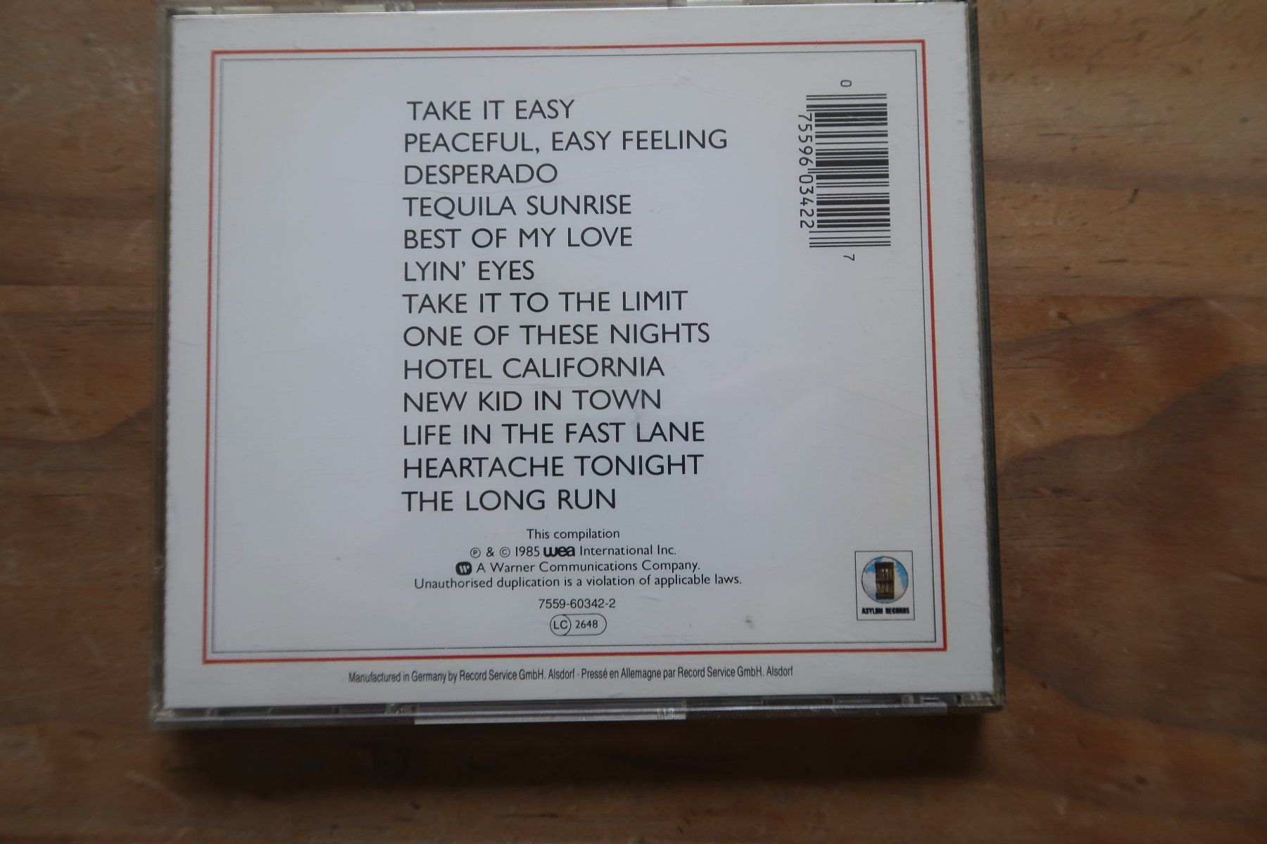 CDs: THE EAGLES - THE BEST OF - CD – Gebraucht aus Basel von Patiscat 1