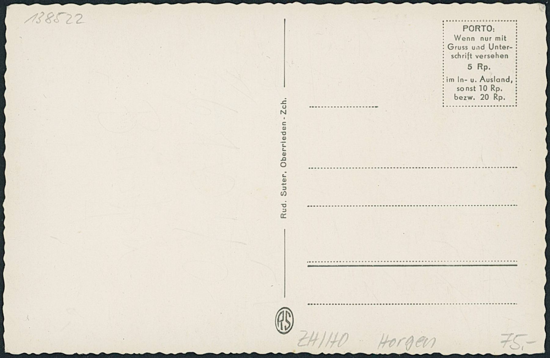 Cartoline postali: ZH Horgen – Nuovo (secondo la descrizione) da Schindellegi venduto da masutka7 1