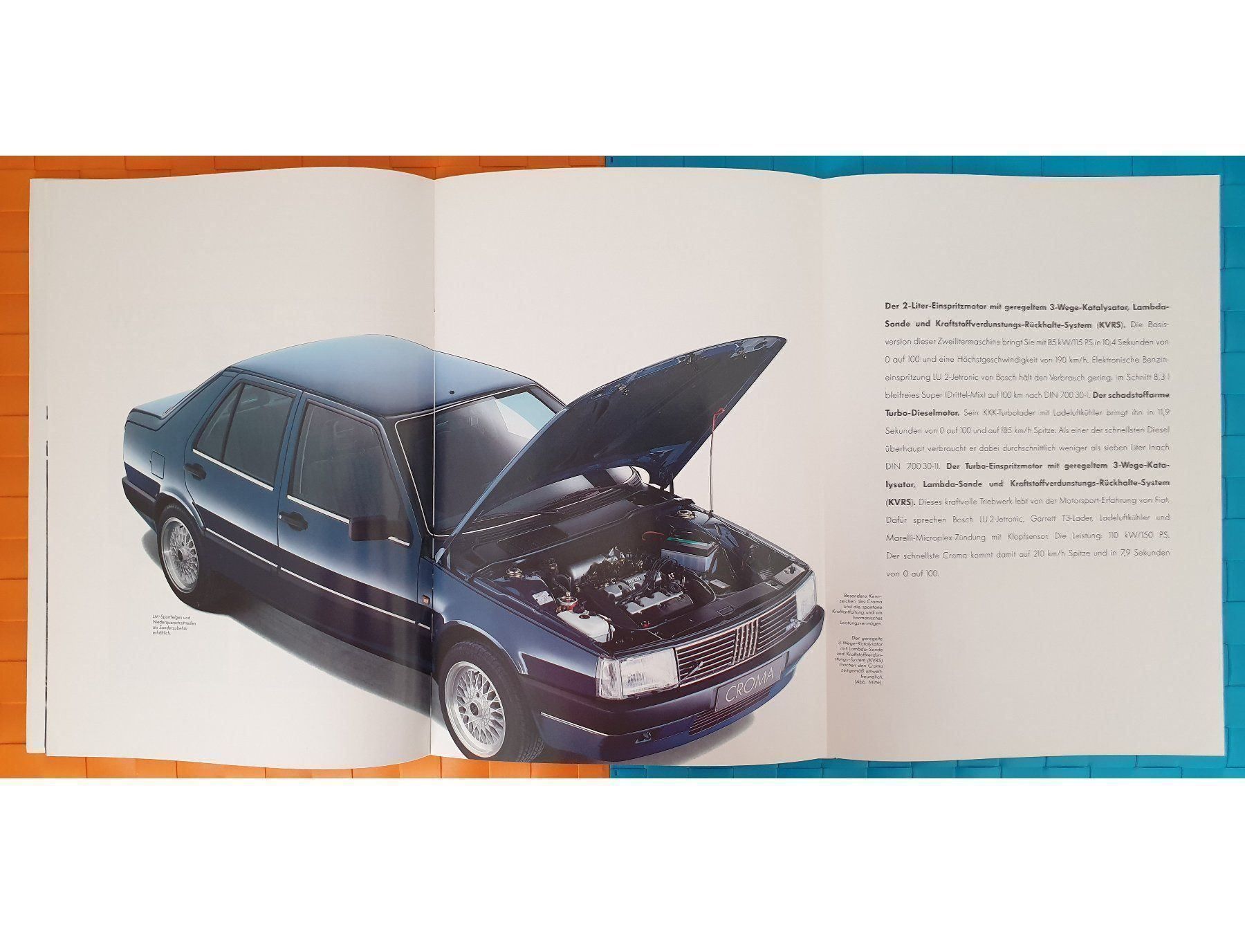 Riviste & Magazine: FIAT CROMA 1988 - Prospekt / Katalog – Usato da Viganello venduto da CARLiteratur 3