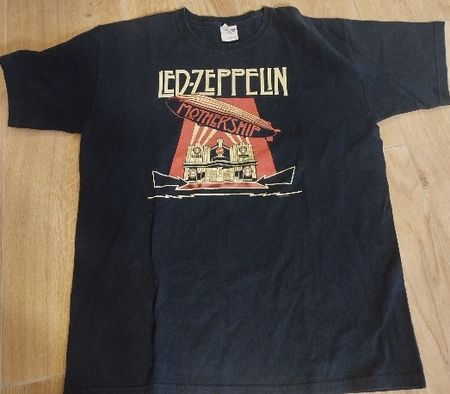 T-shirt Led Zeppelin Mothership Noir, Taille L, Vintage