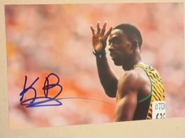 Kemar Bailey-Cole - Leichtathletik - signiertes Foto 10x15cm