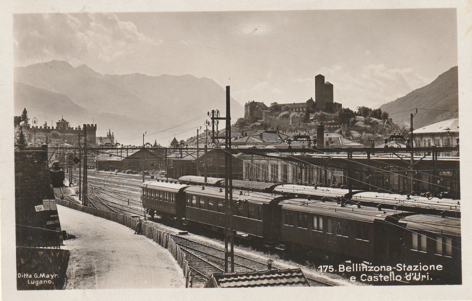Ansichtskarten: Bellinzona Stazione – Gebraucht aus Rorschacherberg von fratovi2