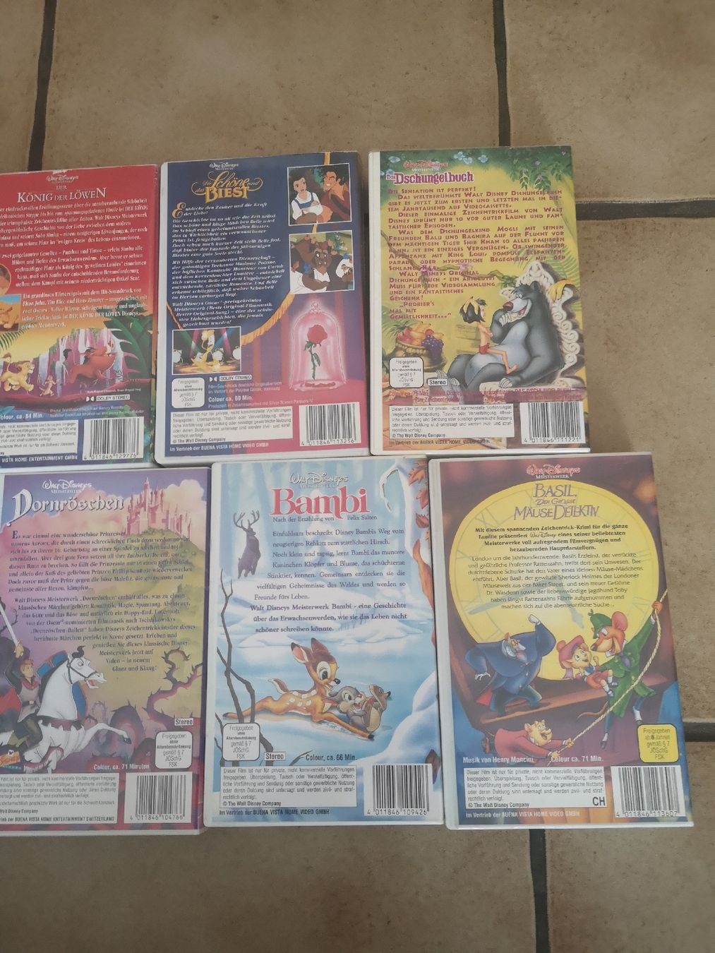 Tutti i VHS: Sammlung 9 Disney VHS Kasetten – Usato da Ibach venduto da FlyingFox26 5